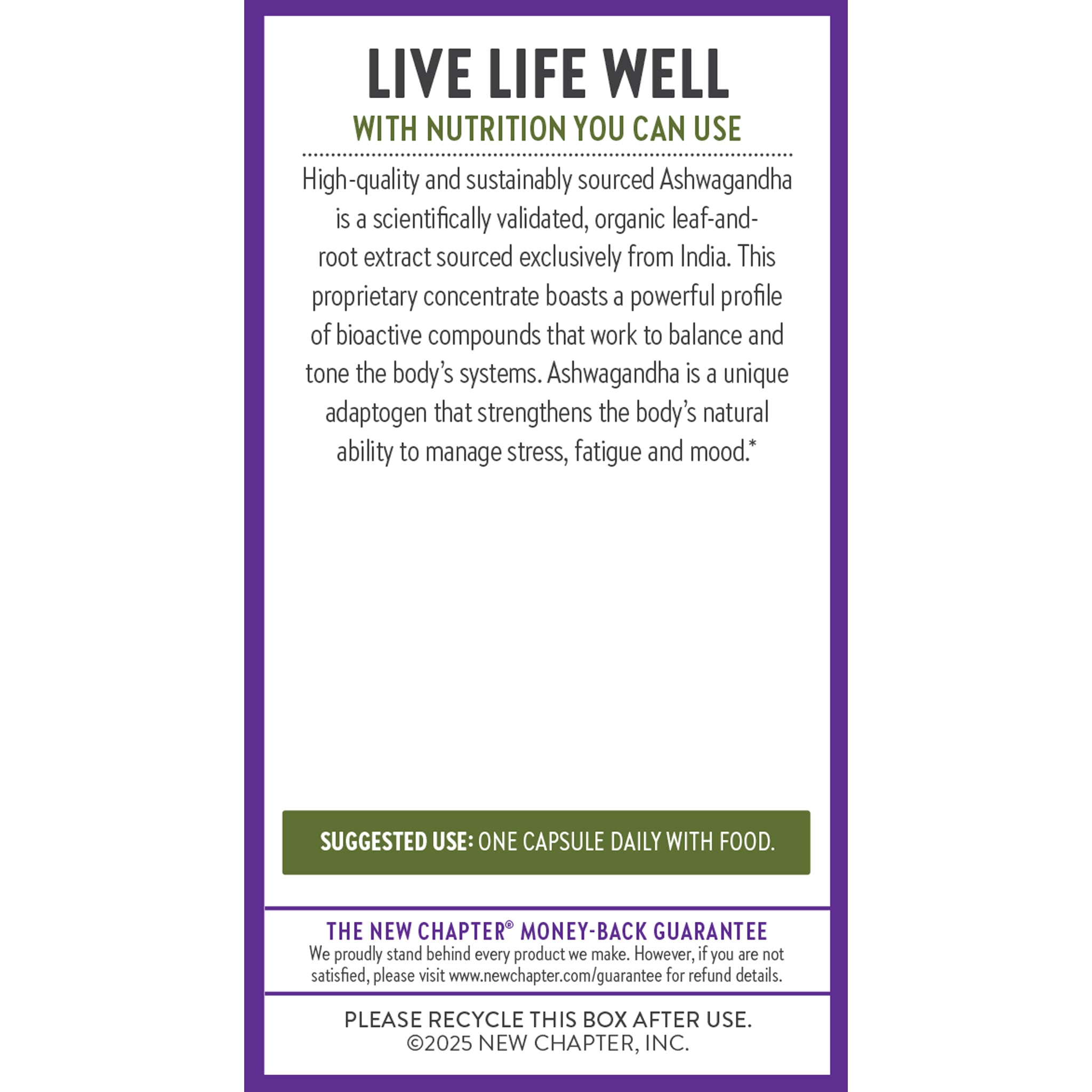 Live Life Well with Nutrition You Can Use