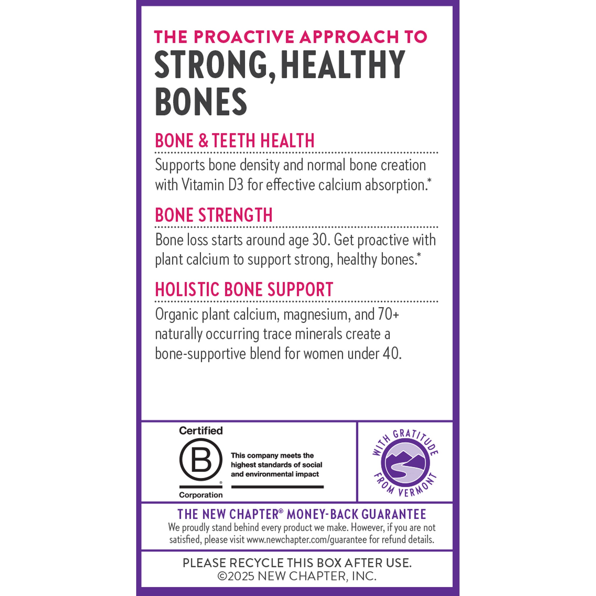 Proactive Approach to Strong, Healthy Bones - Bone & Teeth Health, Bone Strength & Holistic Bone Support