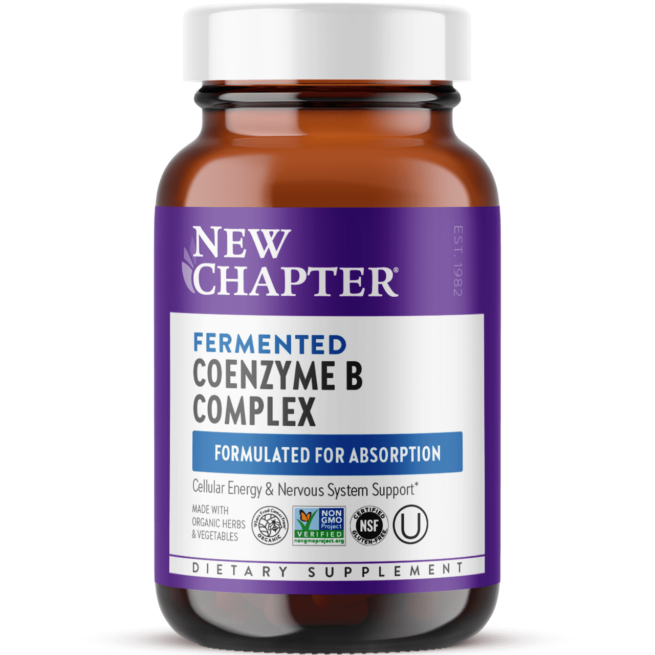 New Chapter Fermented Coenzyme B Complex Bottle
