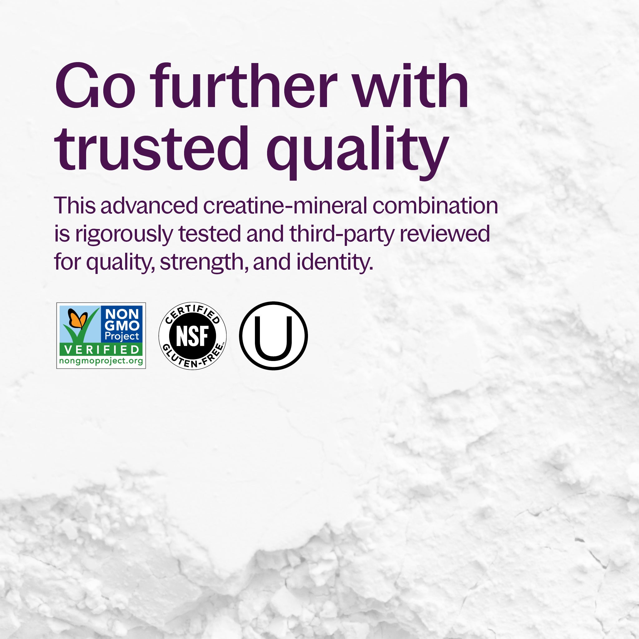 Non-GMO Project Verified, NSF Certified Gluten-Free & Kosher Certified.