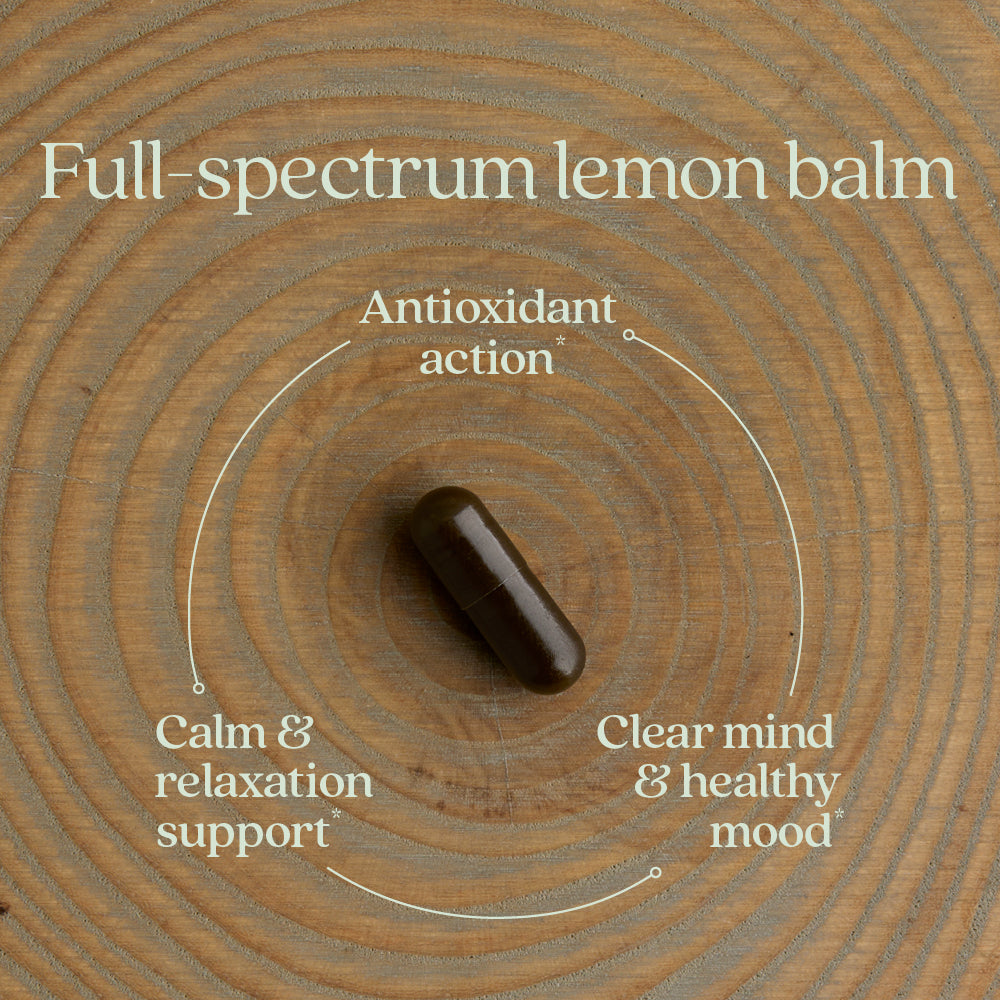 Antioxidant action, calm & relaxation support, clear mind & healthy mood