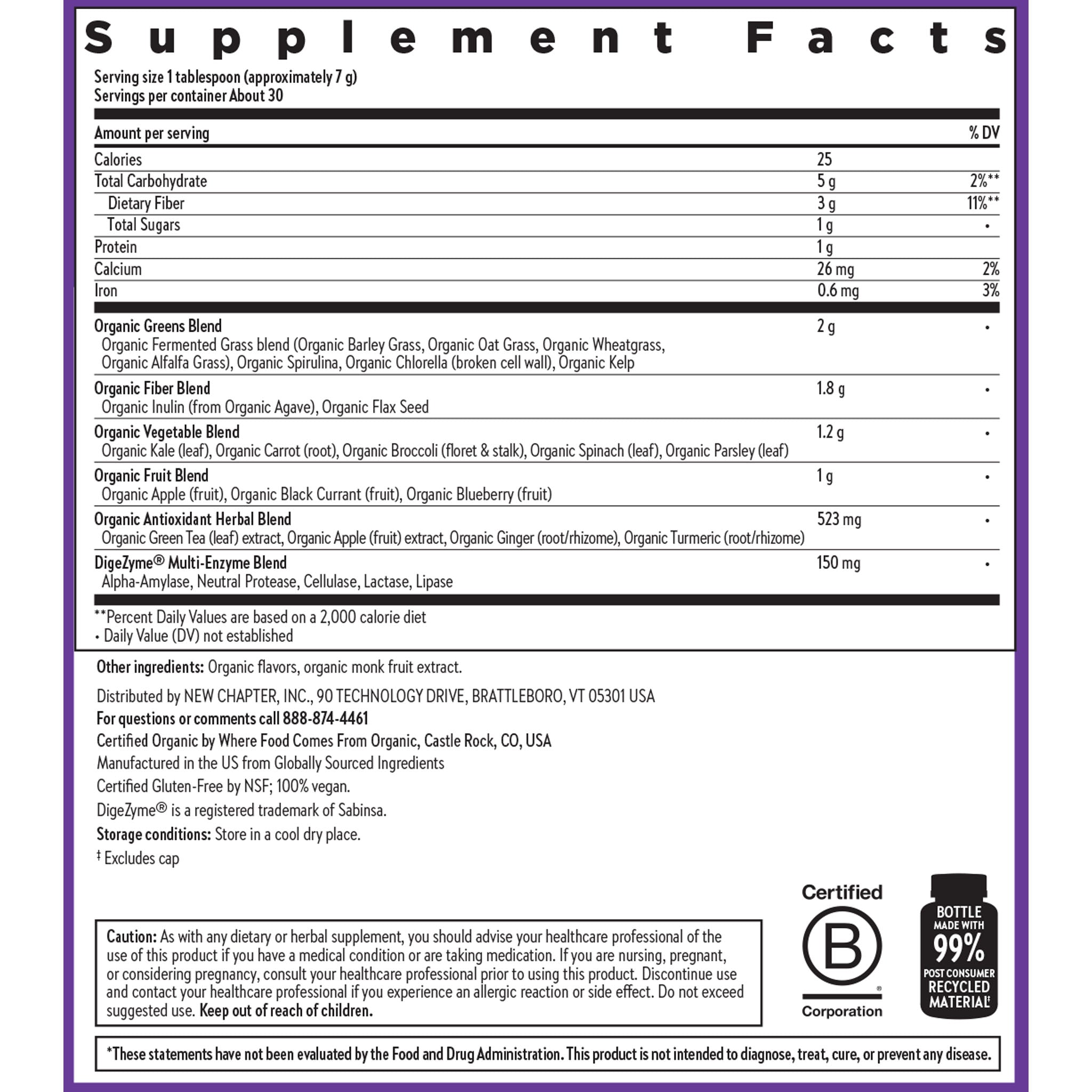 Supplement Facts