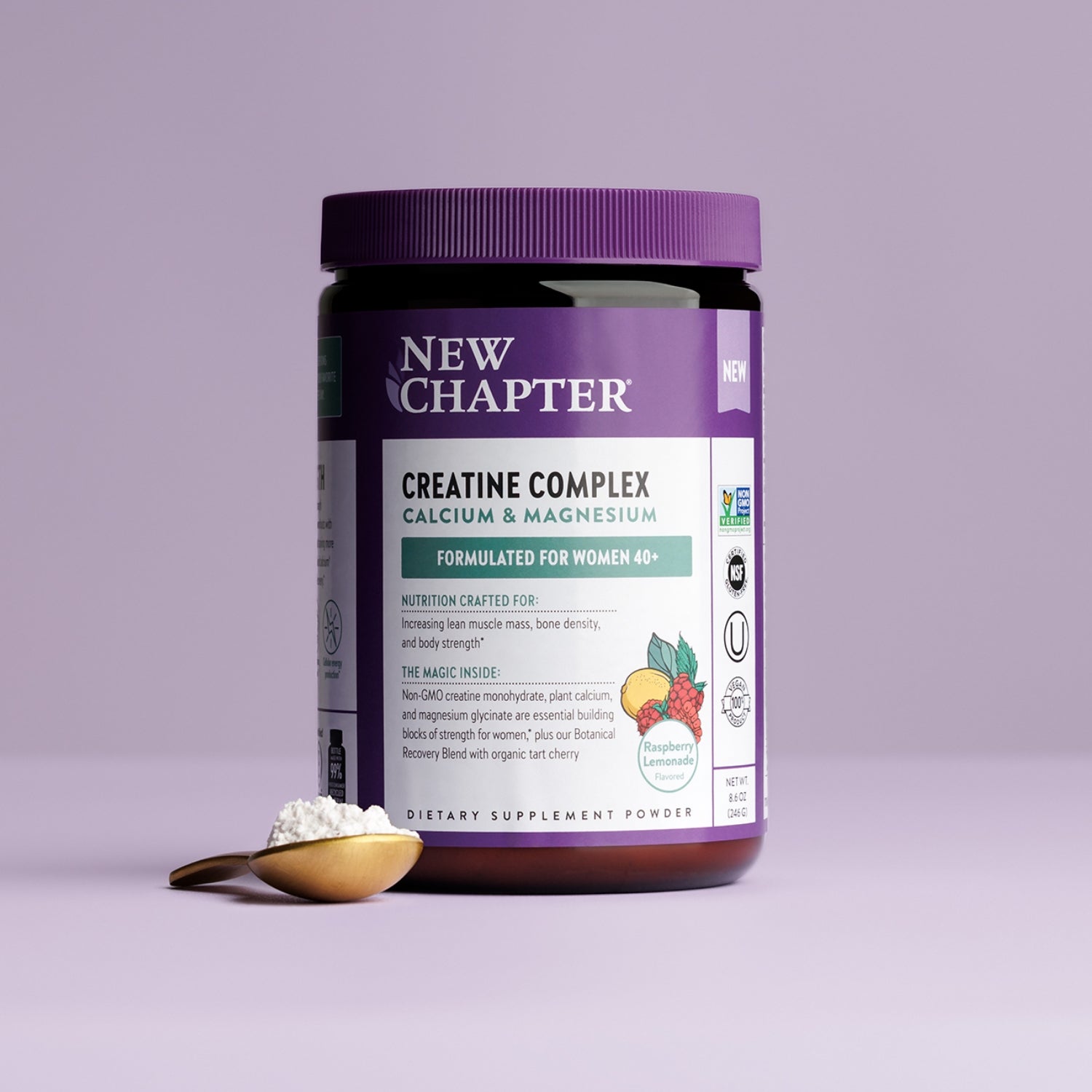 New Chapter Creatine Complex Calcium & Magnesium - Formulated for Women 40+ Bottle