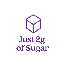 Just 2g of sugar