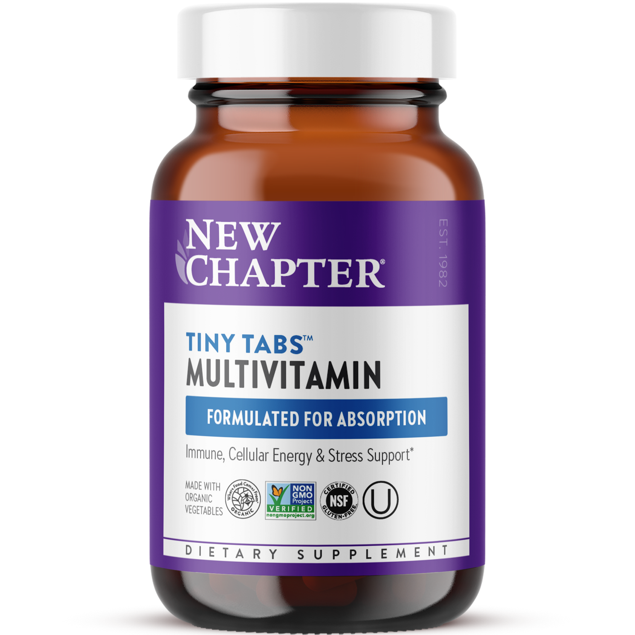 New Chapter Tiny Tabs Multivitamin Bottle