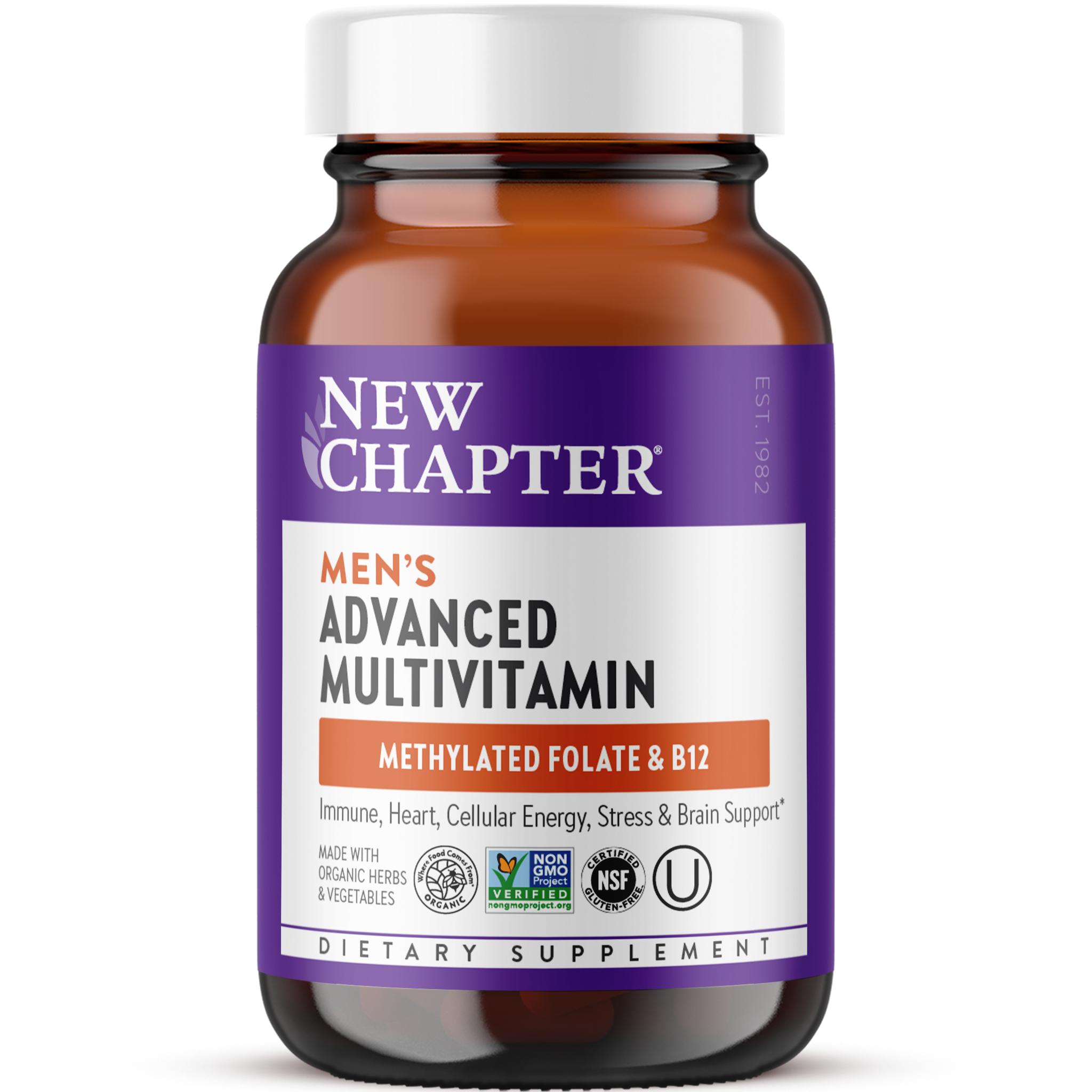 New Chapter Men's Advanced Multivitamin Bottle