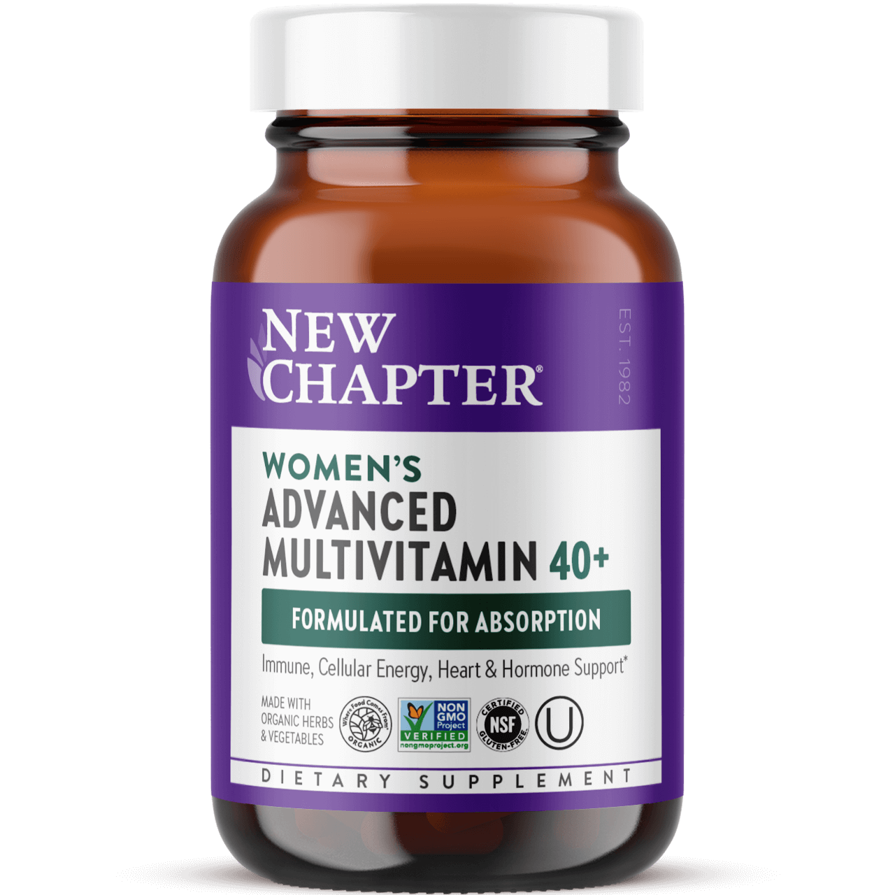 New Chapter Women's Advanced Multivitamin 40+ Bottle
