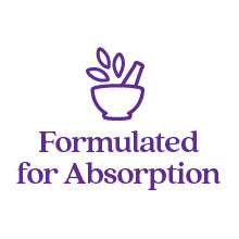 formulated for absorption