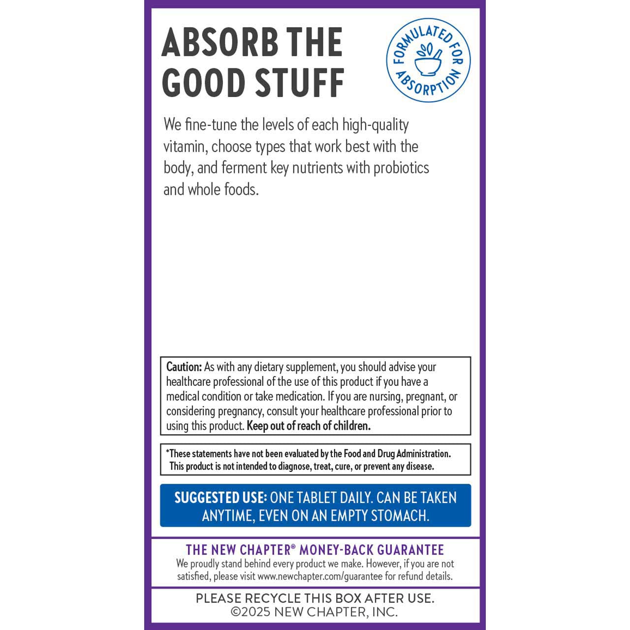 Absorb the Good Stuff