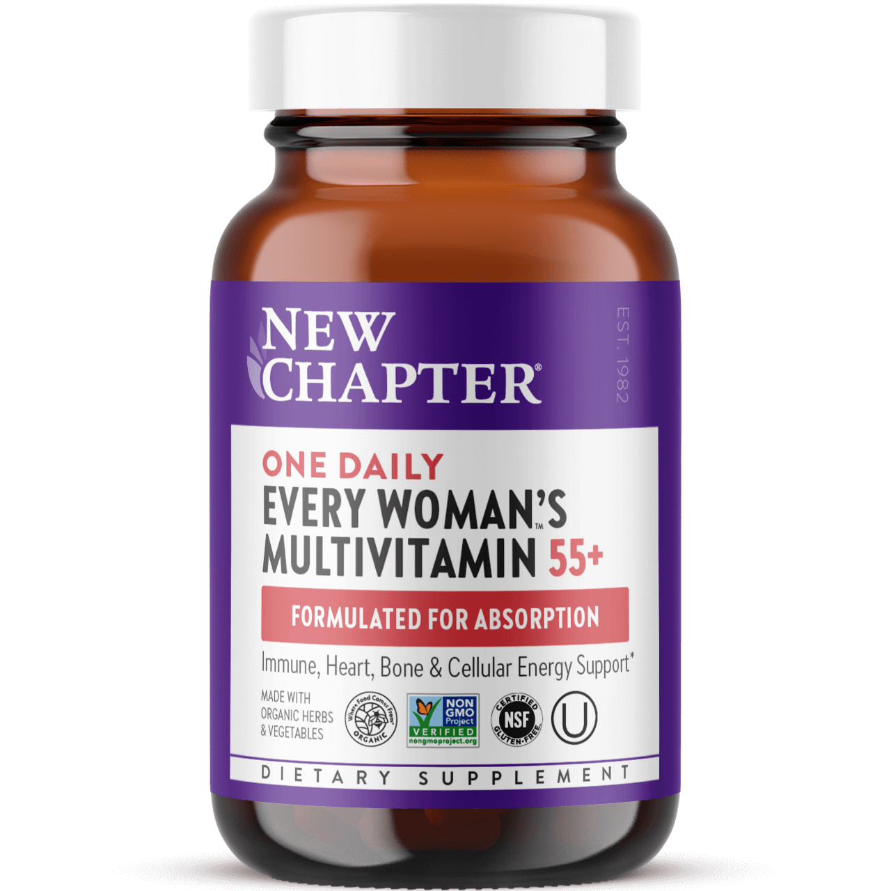 New Chapter Every Woman's Multivitamin 55+ bottle 
