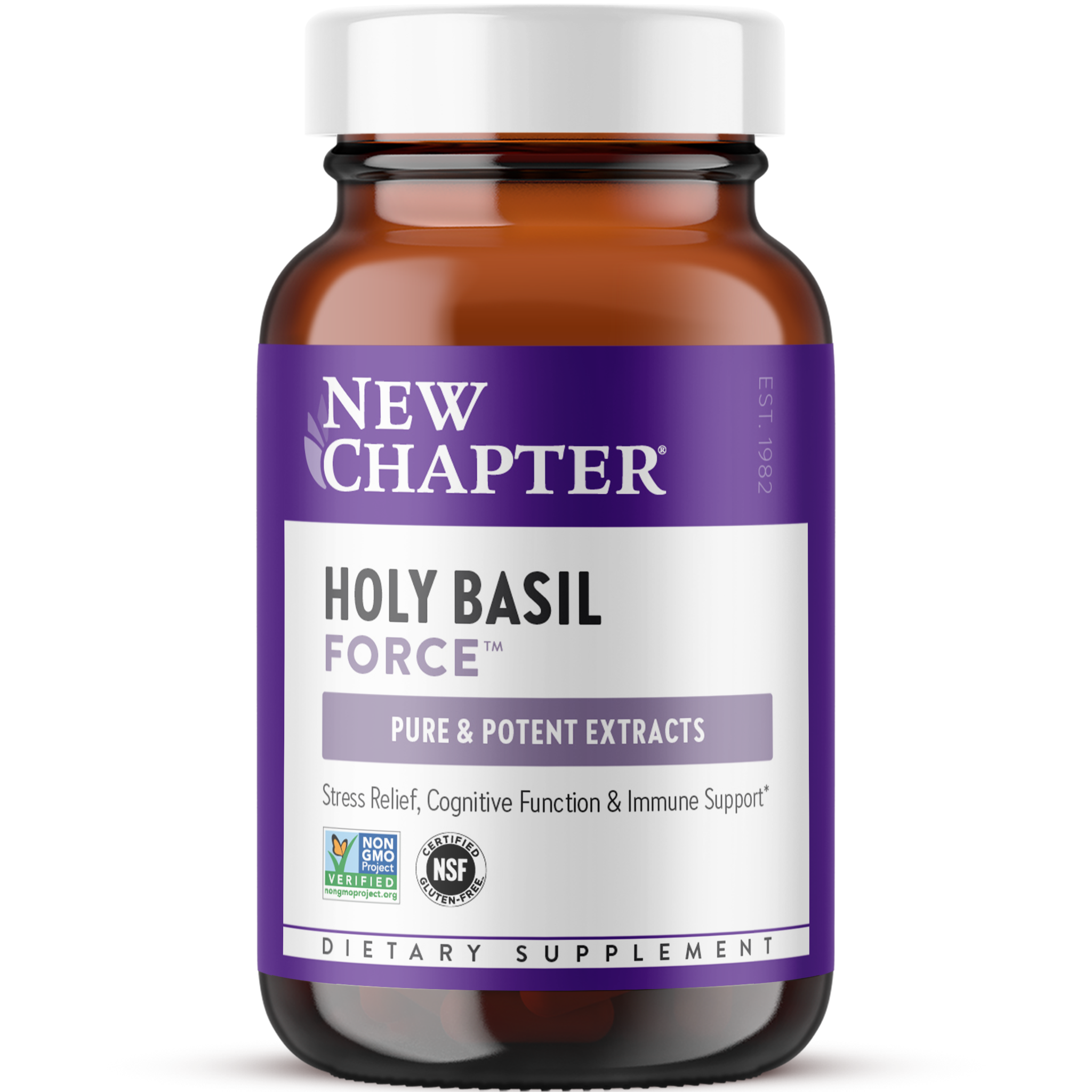 New Chapter Holy Basil Force Bottle