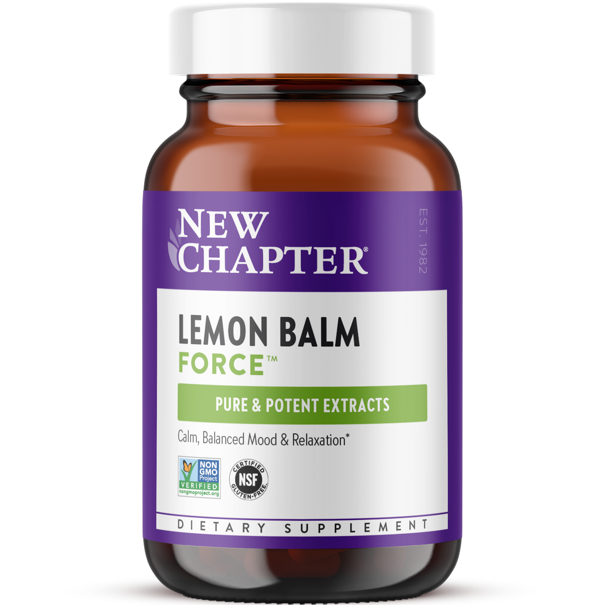 New Chapter Lemon Balm Force Bottle