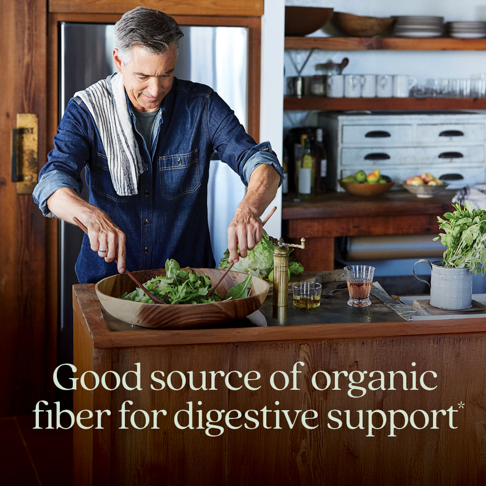 Good source of organic fiber for digestive support*