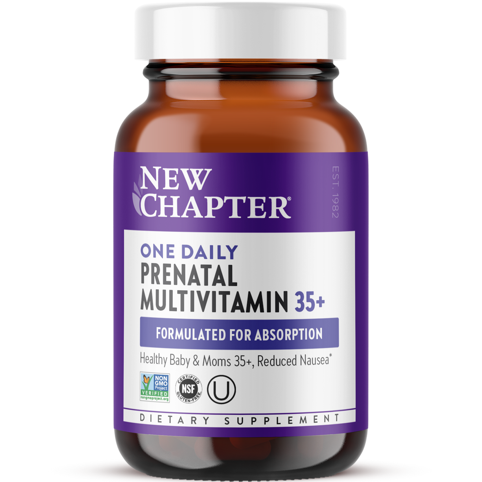 New Chapter Prenatal One Daily 35+ Multivitamin Bottle