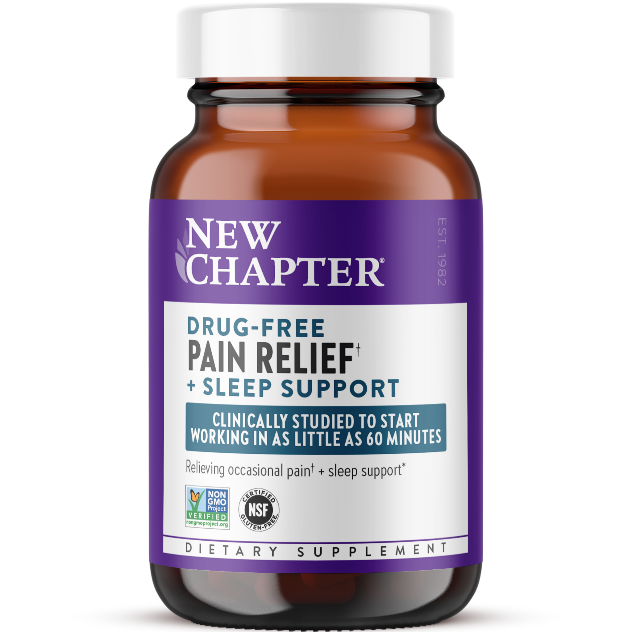 New Chapter Drug-Free Pain Relief + Sleep Support Bottle